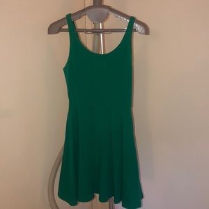 Express Skater Dress, Green, size XS